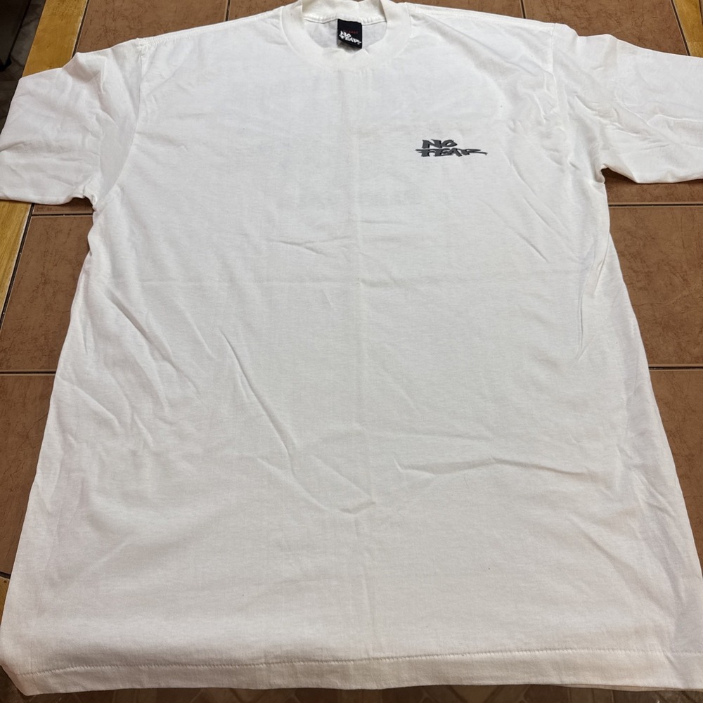 VTG 90s No Fear Baseball T Shirt XL Single Stitch White Made In USA Graphic NEW